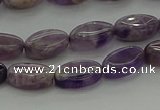 CNA1035 15.5 inches 6*10mm oval dogtooth amethyst beads wholesale