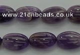 CNA1036 15.5 inches 8*12mm oval dogtooth amethyst beads wholesale