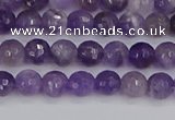 CNA1070 15.5 inches 4mm faceted round dogtooth amethyst beads