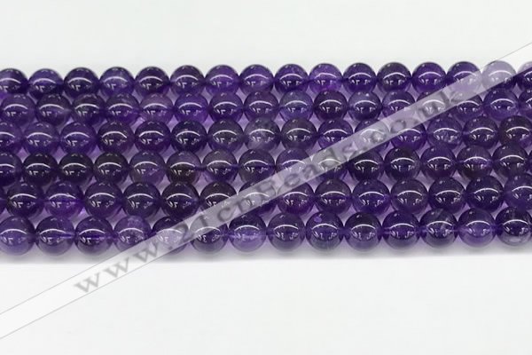 CNA1151 15.5 inches 6mm round natural amethyst gemstone beads
