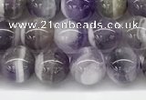 CNA1155 15.5 inches 6mm round natural dogtooth amethyst beads