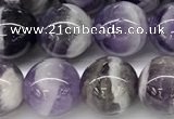 CNA1157 15.5 inches 10mm round natural dogtooth amethyst beads