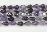 CNA1180 15.5 inches 11*16mm teardrop amethyst beads wholesale