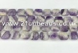 CNA1183 15.5 inches 14*14mm square amethyst beads wholesale