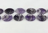 CNA1194 15.5 inches 25*35mm oval amethyst beads wholesale