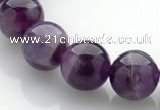 CNA15 15 inch 12mm round natural amethyst quartz beads Wholesale