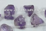 CNA205 15.5 inches 12*20mm natural amethyst gemstone chips beads