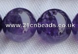 CNA27 15.5 inches 16mm round grade B natural amethyst beads wholesale