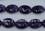 CNA275 15.5 inches 12*16mm oval natural amethyst beads wholesale