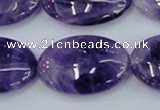 CNA277 15.5 inches 20*30mm oval natural amethyst beads wholesale