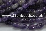 CNA32 15.5 inches 6*9mm teardrop grade A natural amethyst beads