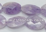 CNA332 15.5 inches 18*25mm faceted oval natural lavender amethyst beads