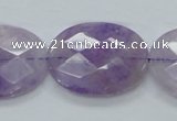 CNA333 15.5 inches 22*30mm faceted oval natural lavender amethyst beads