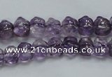 CNA40 15.5 inches 8*11mm pig-shaped grade A natural amethyst beads