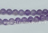 CNA400 15.5 inches 4mm round natural lavender amethyst beads