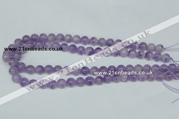 CNA400 15.5 inches 4mm round natural lavender amethyst beads