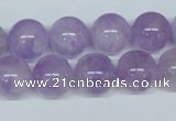 CNA405 15.5 inches 16mm round natural lavender amethyst beads