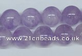 CNA406 15.5 inches 18mm round natural lavender amethyst beads