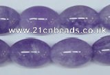 CNA415 15.5 inches 15*20mm rice natural lavender amethyst beads