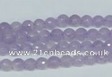 CNA421 15.5 inches 6mm faceted round natural lavender amethyst beads