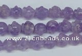 CNA432 15.5 inches 10*10mm skull shape natural lavender amethyst beads