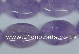 CNA450 15.5 inches 22*30mm oval natural lavender amethyst beads