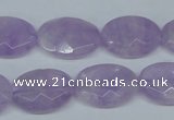 CNA456 15.5 inches 15*20mm faceted oval natural lavender amethyst beads