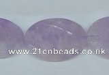 CNA459 15.5 inches 22*30mm faceted oval natural lavender amethyst beads