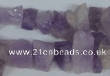 CNA469 15.5 inches 8*15mm chips natural lavender amethyst beads