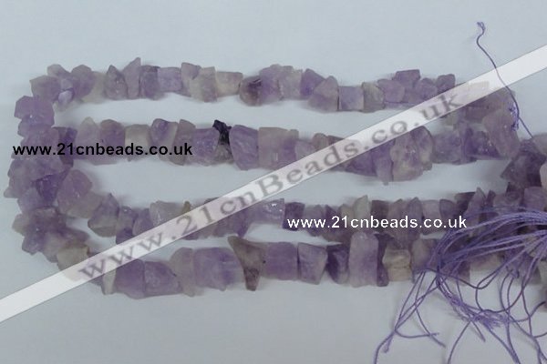 CNA469 15.5 inches 8*15mm chips natural lavender amethyst beads