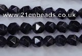 CNA500 15 inches 8mm faceted nuggets amethyst gemstone beads