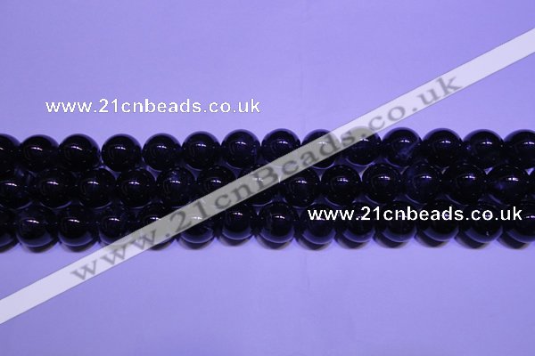 CNA551 15.5 inches 6mm round A grade natural dark amethyst beads