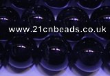 CNA552 15.5 inches 8mm round A grade natural dark amethyst beads