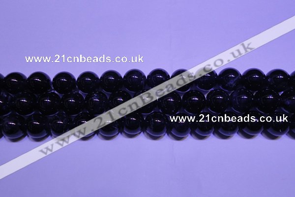 CNA552 15.5 inches 8mm round A grade natural dark amethyst beads