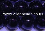 CNA553 15.5 inches 10mm round A grade natural dark amethyst beads