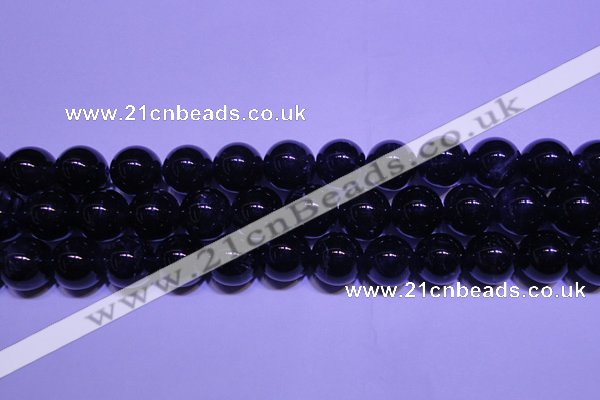 CNA553 15.5 inches 10mm round A grade natural dark amethyst beads