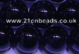 CNA554 15.5 inches 12mm round A grade natural dark amethyst beads