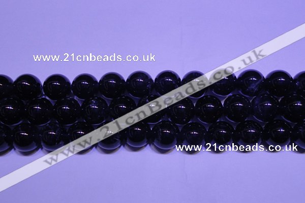 CNA554 15.5 inches 12mm round A grade natural dark amethyst beads