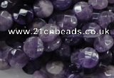 CNA56 15.5 inches 10mm faceted coin grade AB+ natural amethyst beads