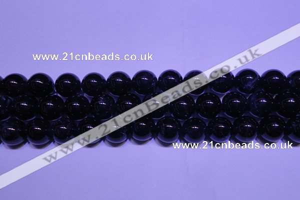 CNA563 15.5 inches 10mm round AA grade natural dark amethyst beads