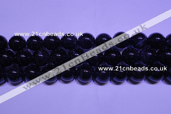 CNA566 15.5 inches 16mm round AA grade natural dark amethyst beads