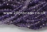 CNA59 15.5 inches 3*5mm faceted rondelle grade A natural amethyst beads