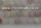 CNA671 15.5 inches 6mm round matte lavender amethyst beads