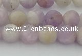 CNA672 15.5 inches 8mm round matte lavender amethyst beads