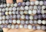 CNA687 15.5 inches 8mm faceted round lavender amethyst beads