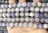 CNA688 15.5 inches 10mm faceted round lavender amethyst beads