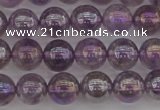 CNA702 15.5 inches 8mm round AB-color amethyst gemstone beads