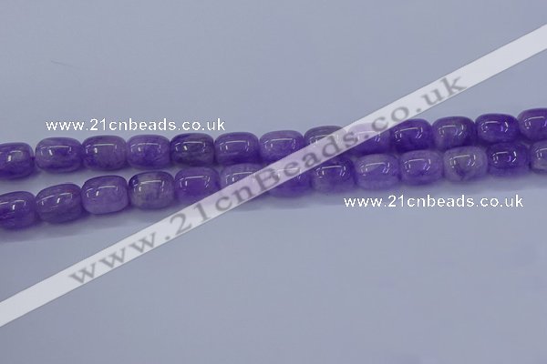 CNA716 15.5 inches 10*14mm drum lavender amethyst beads