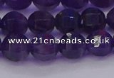 CNA752 15.5 inches 8mm faceted round natural amethyst beads