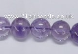 CNA804 15.5 inches 12mm round natural light amethyst beads